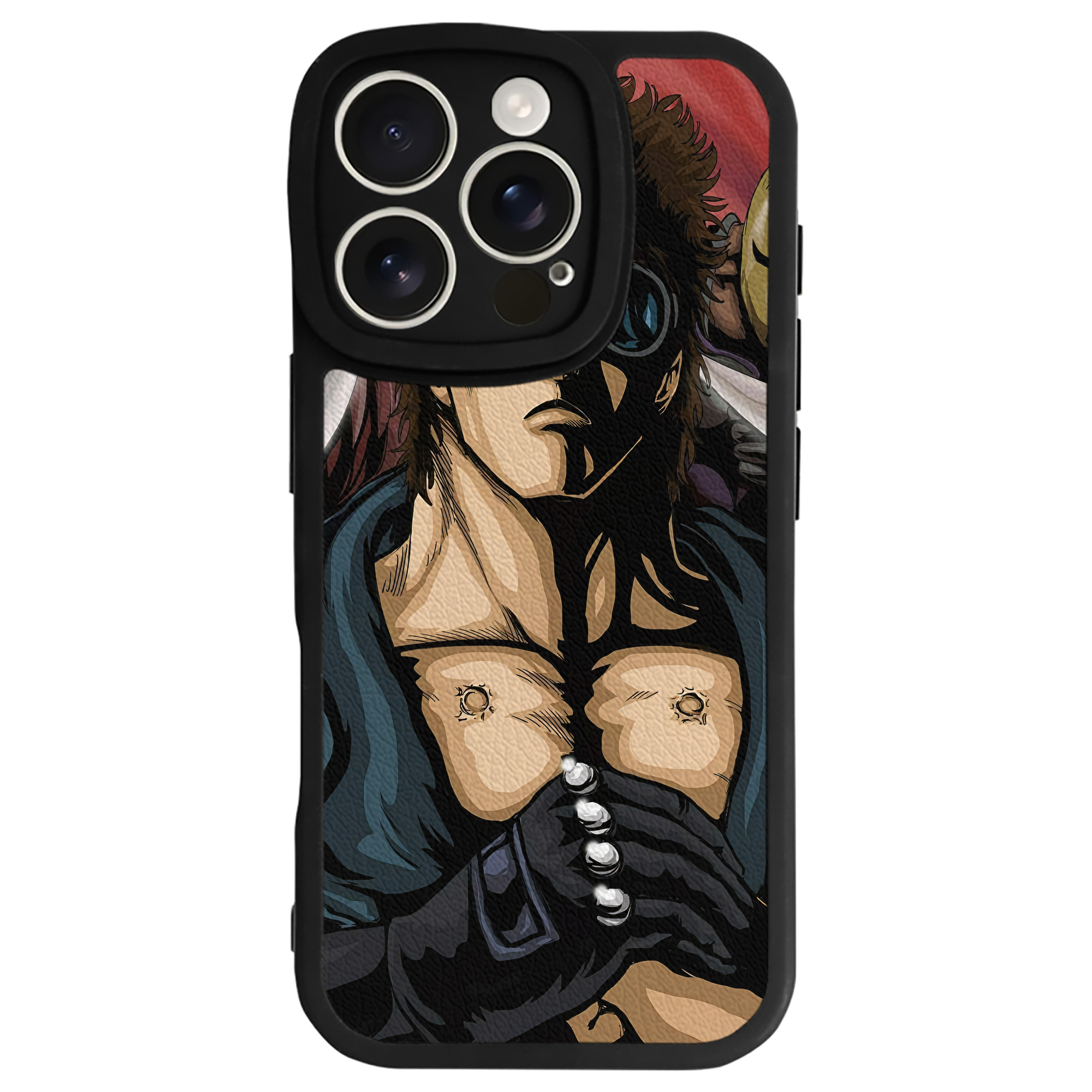（画像用） 北斗の拳 Fist of the North Star 【iPhone 16シリーズ対応】シリコンスマホケース（レザー調） 材質：シリコン